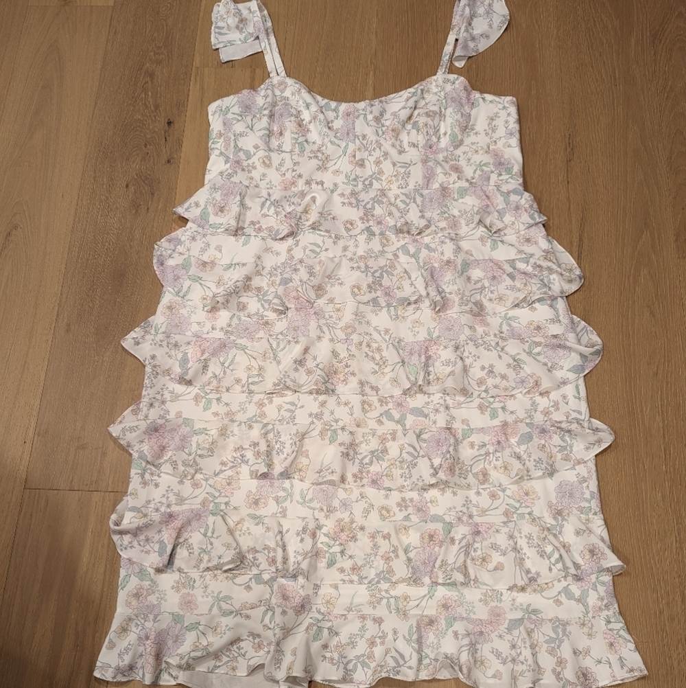 Floral Ruffle Dress